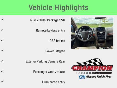 Used 2012 Chrysler Town & Country Touring w/ Entertainment Group #1 FWD image 6