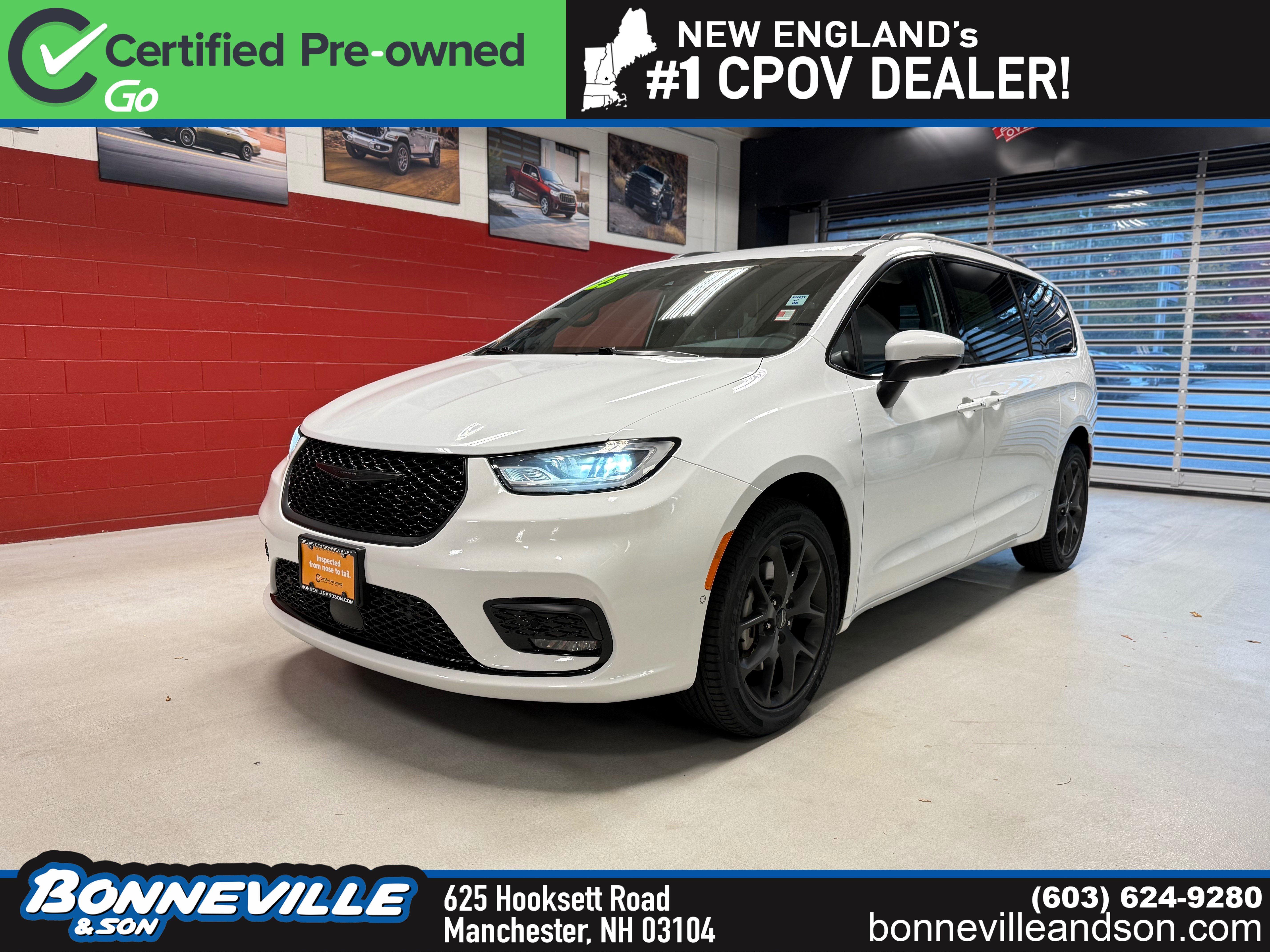 Certified 2023 Chrysler Pacifica Touring-L w/ Uconnect Theater Family Group AWD/4WD image 1