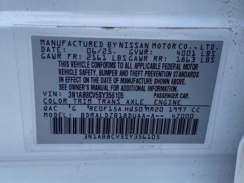 Used 2025 Nissan Sentra SV w/ All-Weather Package image 30