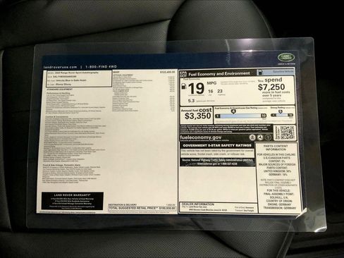 New 2025 Land Rover Range Rover Sport Autobiography image 15