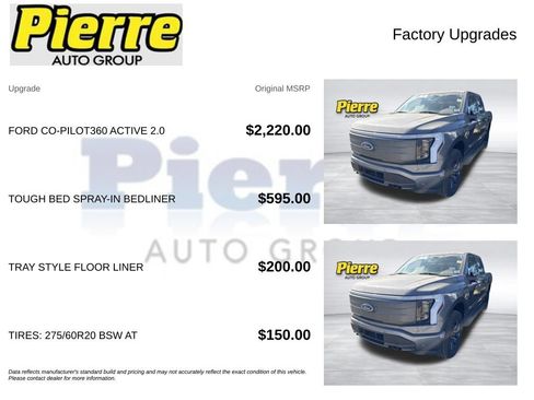 Used 2022 Ford F150 Lightning Lariat AWD/4WD image 2