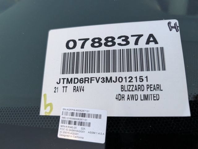 Used 2021 Toyota RAV4 Limited AWD/4WD image 35