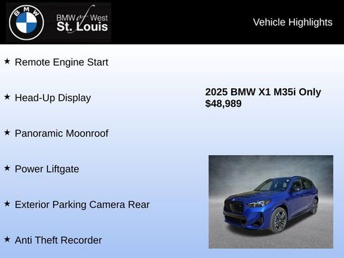 Used 2025 BMW X1 M35i w/ Premium Package image 16