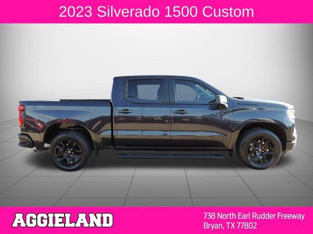 Used 2023 Chevrolet Silverado 1500 Custom w/ LPO, Dark Essentials Package RWD image 2