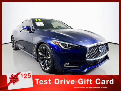 Used 2022 INFINITI Q60 3.0t Luxe w/ Essential Package image 1