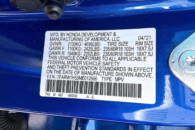 Certified 2021 Honda CR-V EX image 19