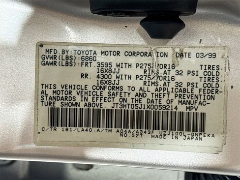 Used 1999 Toyota Land Cruiser image 26