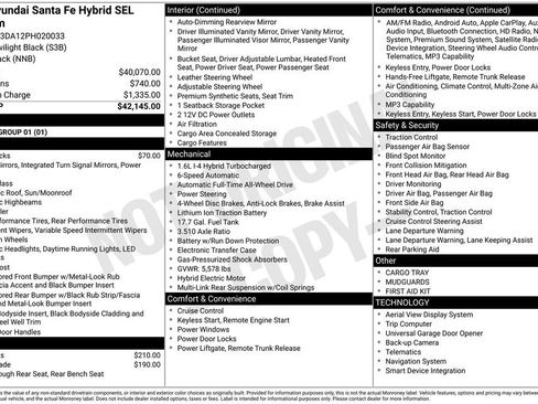 Certified 2023 Hyundai Santa Fe SEL Premium AWD/4WD image 7