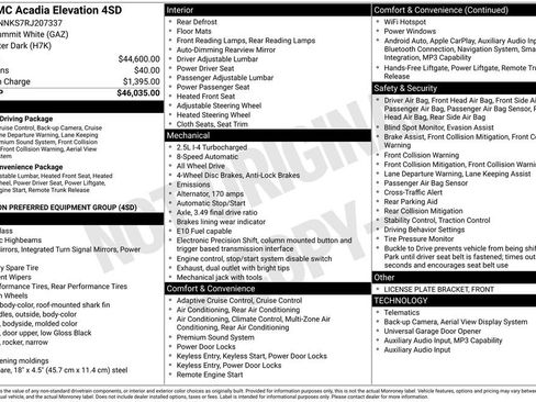 Used 2024 GMC Acadia Elevation AWD/4WD image 25