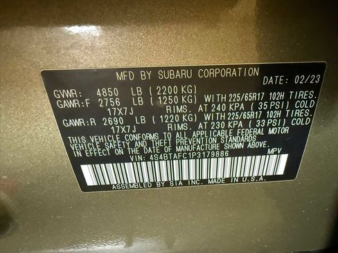 Certified 2023 Subaru Outback Premium image 39