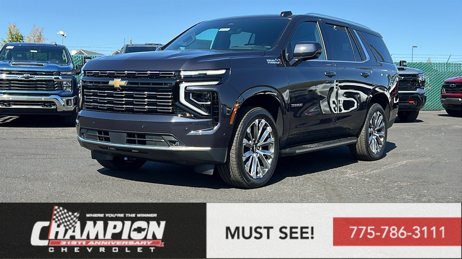 New 2026 Chevrolet Tahoe High Country w/ Sun And Tow Package AWD/4WD image 1
