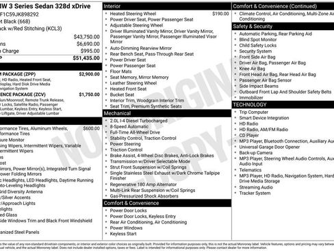 Used 2018 BMW 328d xDrive Sedan AWD/4WD image 23