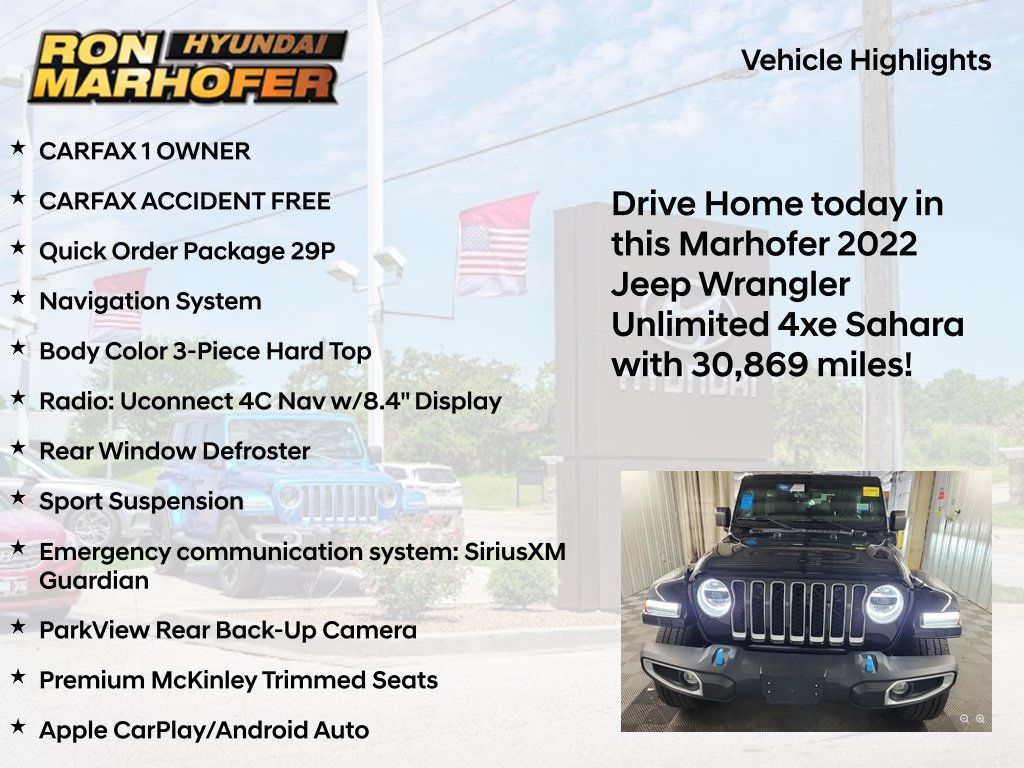 Used 2022 Jeep Wrangler Unlimited Sahara AWD/4WD image 9