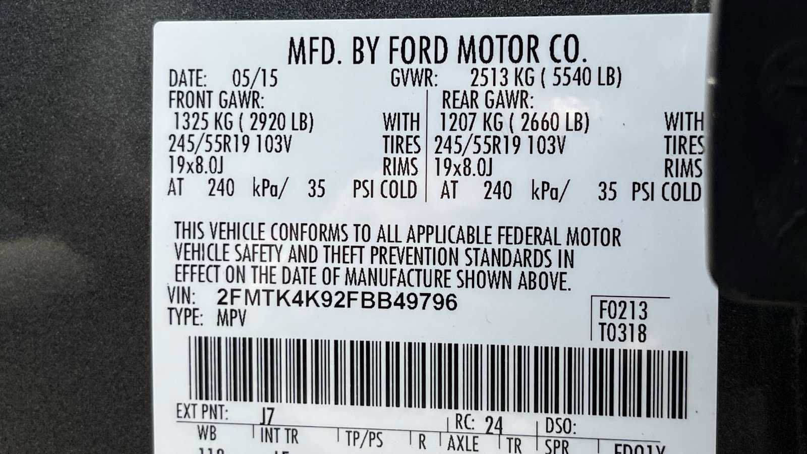 Used 2015 Ford Edge Titanium AWD/4WD image 46