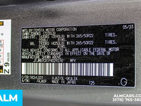 Used 2023 Lexus LX 600 F Sport w/ Accessory Package (Z1) AWD/4WD image 40