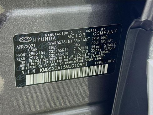 Certified 2021 Hyundai Santa Fe SEL Premium image 34