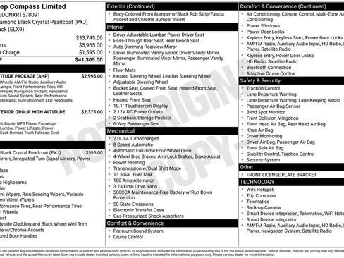 New 2024 Jeep Compass Limited w/ High Altitude Package image 6