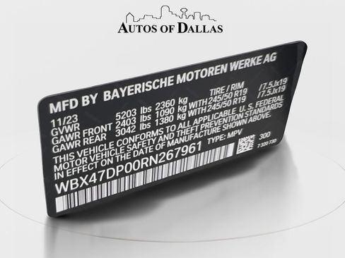 Used 2024 BMW X3 sDrive30i w/ Convenience Package w/ZPA RWD image 53
