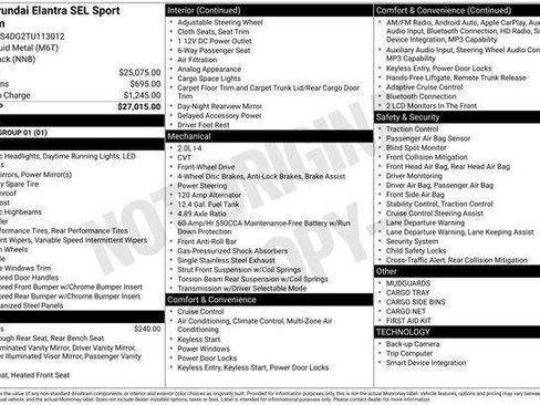 New 2026 Hyundai Elantra SEL Sport image 33