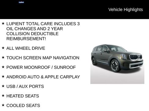 Certified 2024 Kia Telluride EX w/ EX Captain's Chair Package AWD/4WD image 8