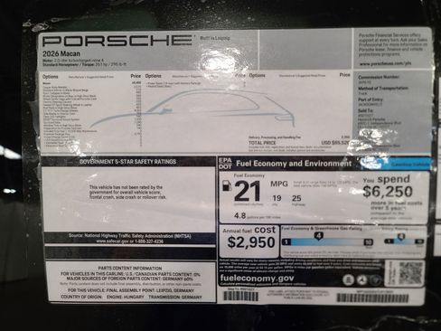 New 2026 Porsche Macan AWD/4WD image 37