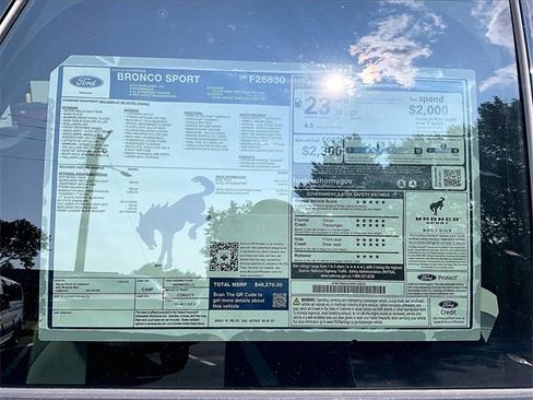 New 2025 Ford Bronco Sport Badlands w/ Sasquatch Badlands Package image 15