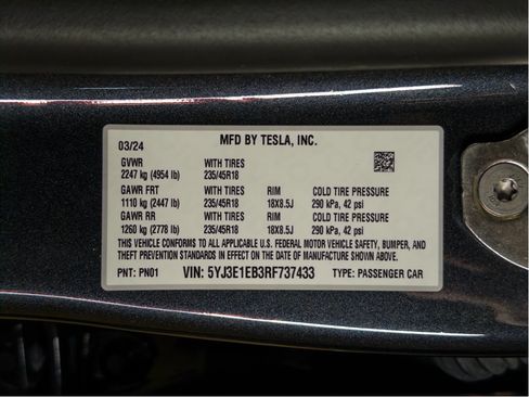 Used 2024 Tesla Model 3 Long Range AWD/4WD image 28