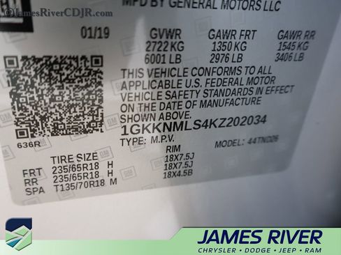 Used 2019 GMC Acadia SLT FWD image 41
