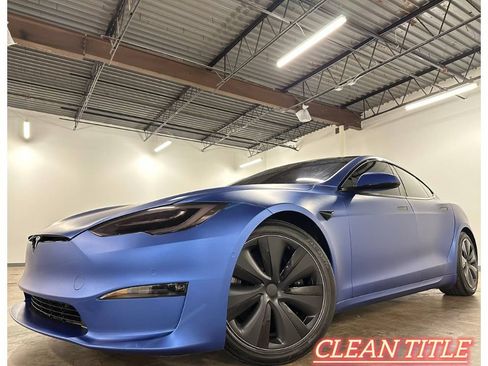 Used 2022 Tesla Model S Plaid AWD/4WD image 1