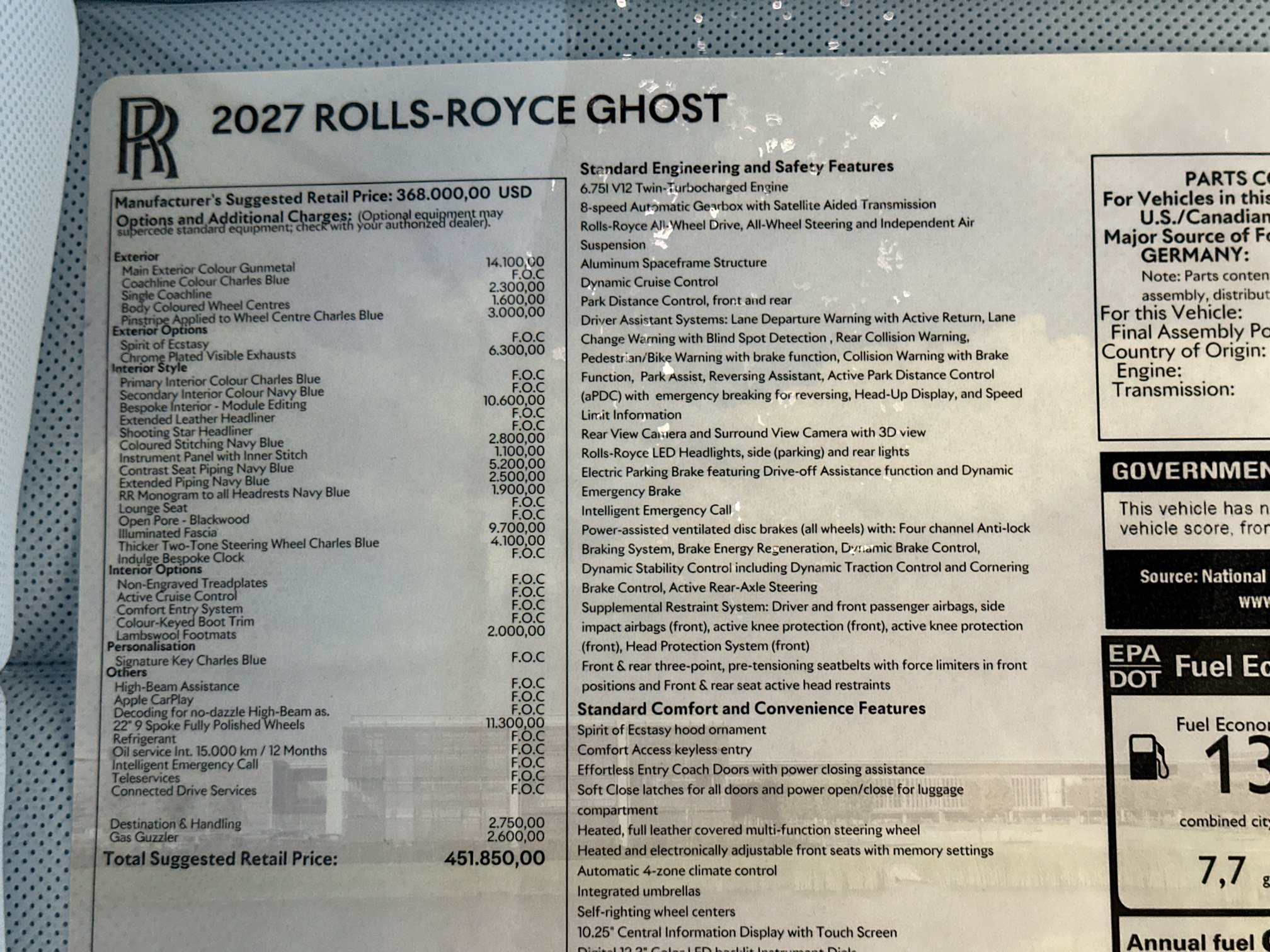 New 2027 Rolls-Royce Ghost AWD/4WD image 30