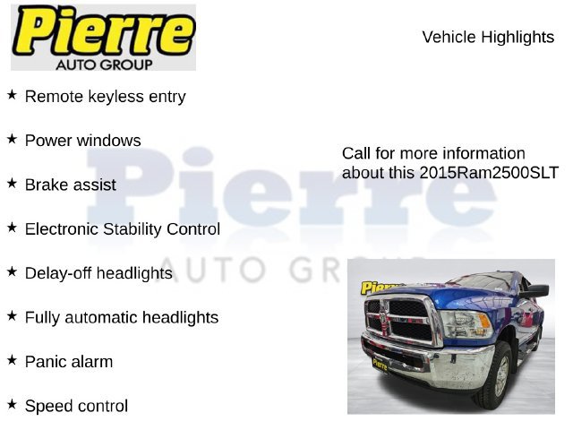 Used 2015 RAM 2500 SLT AWD/4WD image 11