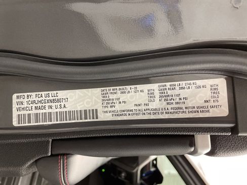 Certified 2022 Jeep Grand Cherokee Trailhawk image 33