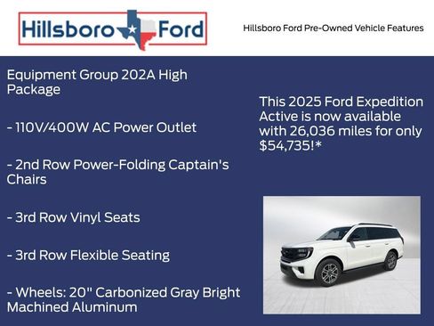 Used 2025 Ford Expedition Active AWD/4WD image 3