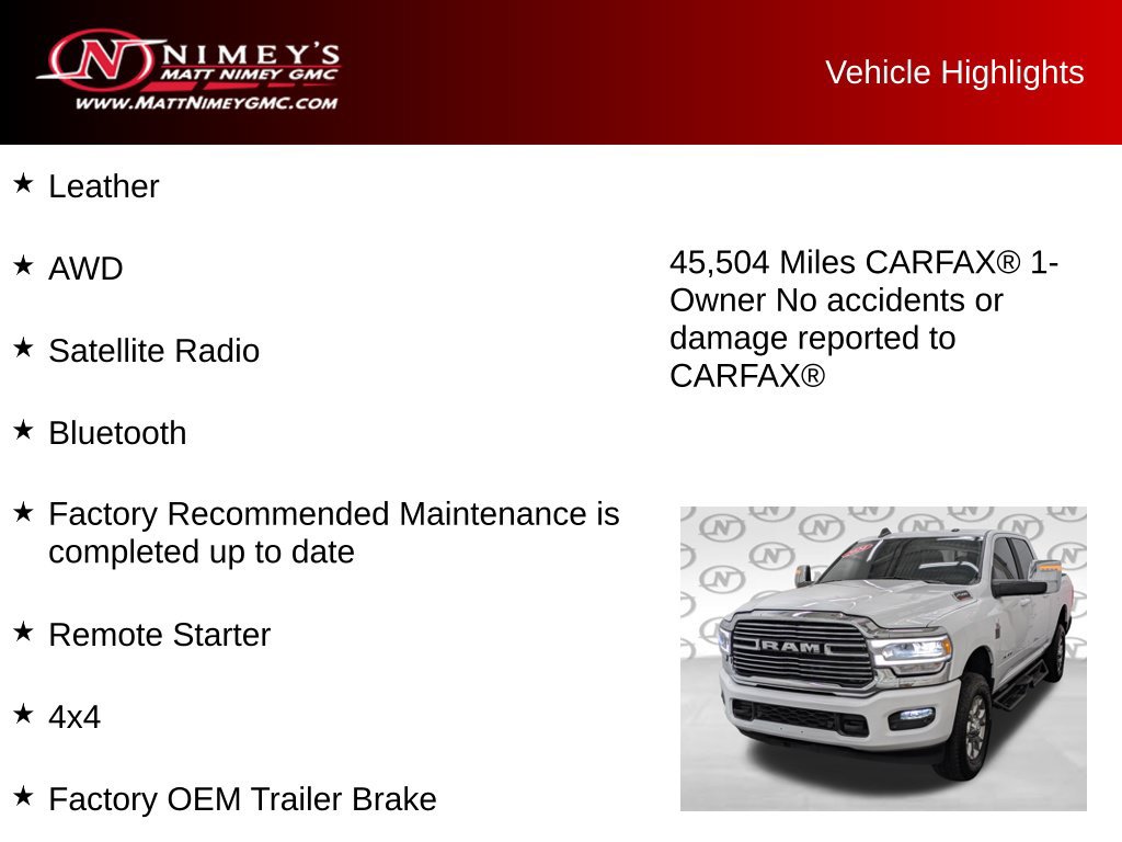 Used 2024 RAM 2500 Laramie AWD/4WD image 10