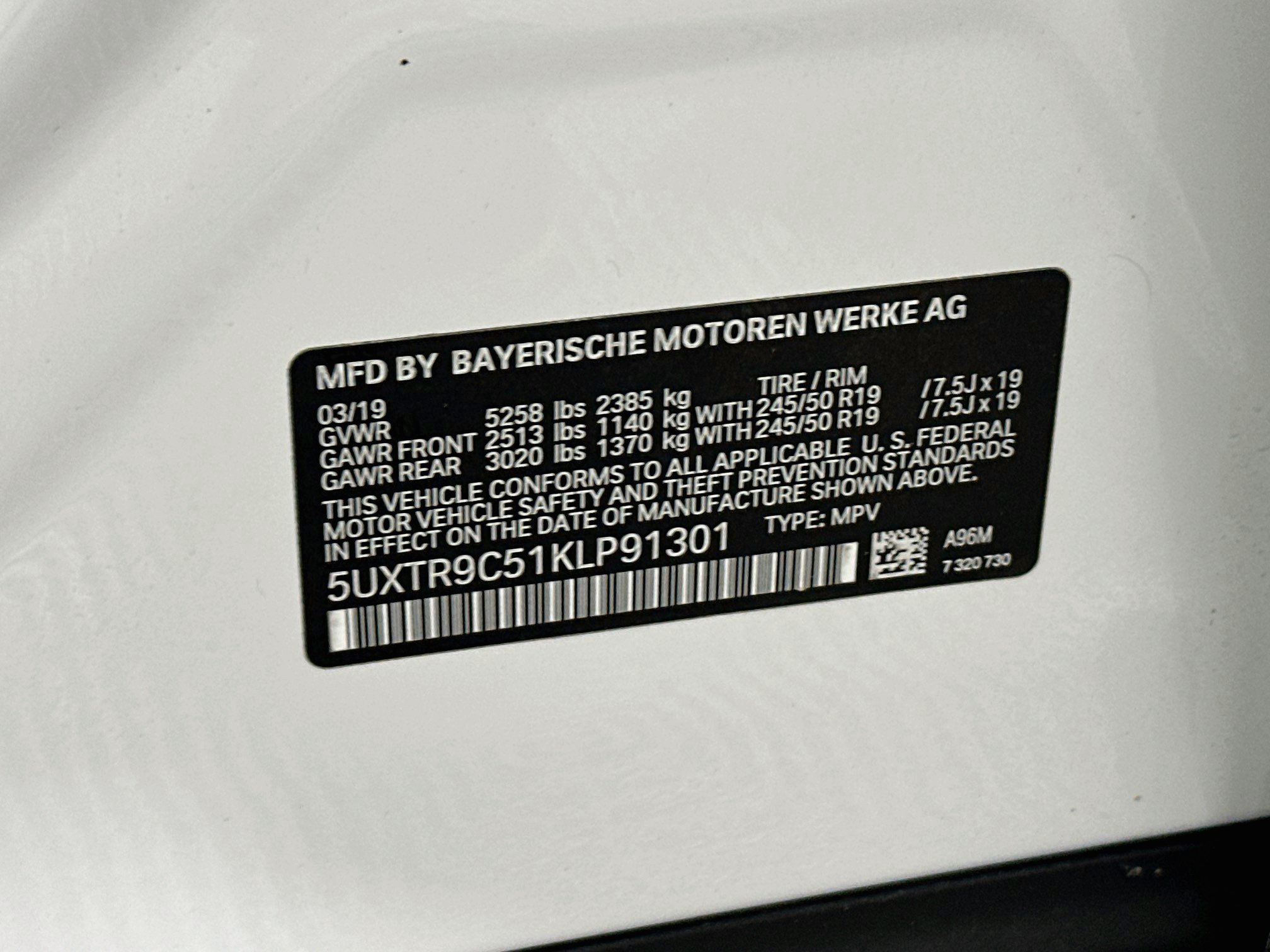 Used 2019 BMW X3 xDrive30i w/ Premium Package AWD/4WD image 12