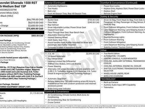 Used 2025 Chevrolet Silverado 1500 RST w/ Protection Package AWD/4WD image 20