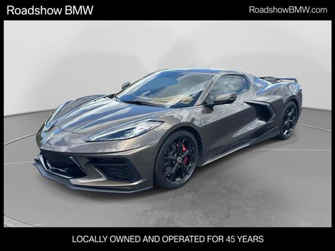 Used 2021 Chevrolet Corvette Stingray Premium Conv w/ Chrome Exterior Badge Package RWD image 1