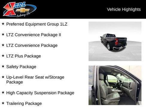 Certified 2022 Chevrolet Silverado 1500 LTZ w/ LTZ Convenience Package II AWD/4WD image 2