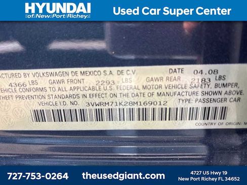 Used 2008 Volkswagen Jetta SE FWD image 14