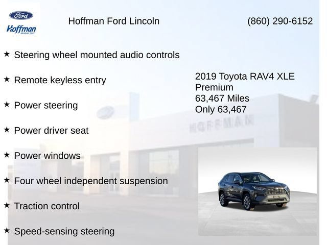 Used 2019 Toyota RAV4 XLE Premium w/ All Weather Liner Package AWD/4WD image 15