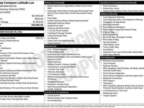 Used 2024 Jeep Compass Latitude AWD/4WD image 2