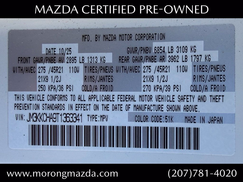 Used 2026 MAZDA CX-90 Plug-In Hybrid w/Premium Sport AWD/4WD image 54