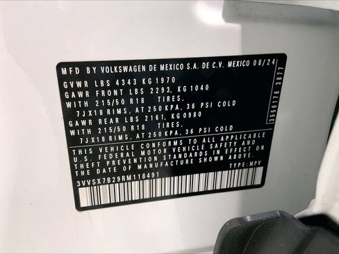 Used 2024 Volkswagen Taos SE FWD image 33