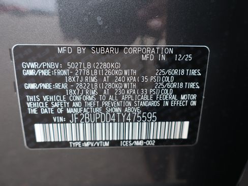 New 2026 Subaru Outback Limited image 24