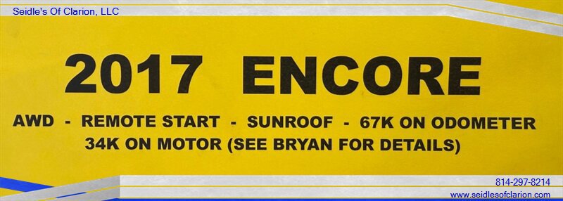 Used 2017 Buick Encore Preferred AWD/4WD image 18