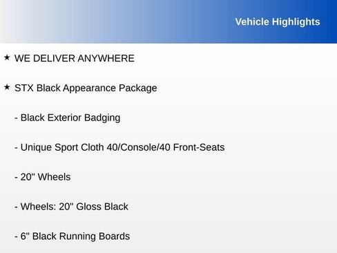 Used 2025 Ford F150 STX w/ STX Black Appearance Package RWD image 8