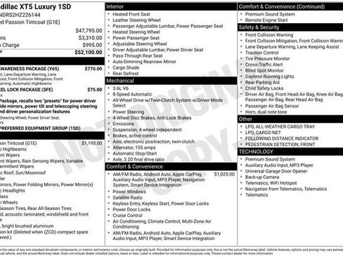 Used 2017 Cadillac XT5 Luxury w/ Driver Awareness Package image 7