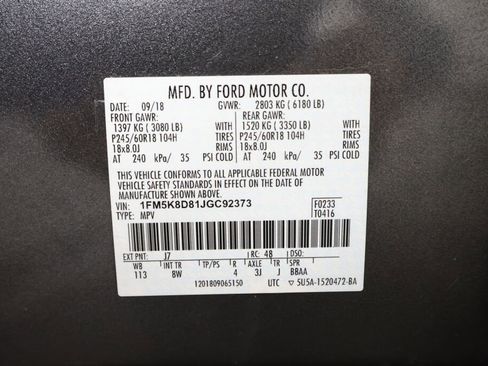 Used 2018 Ford Explorer XLT w/ Equipment Group 201A image 40