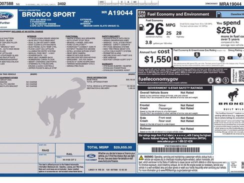 Used 2021 Ford Bronco Sport Big Bend AWD/4WD image 24