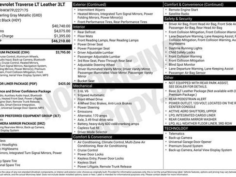 Certified 2023 Chevrolet Traverse LT w/ LT Premium Package FWD image 6